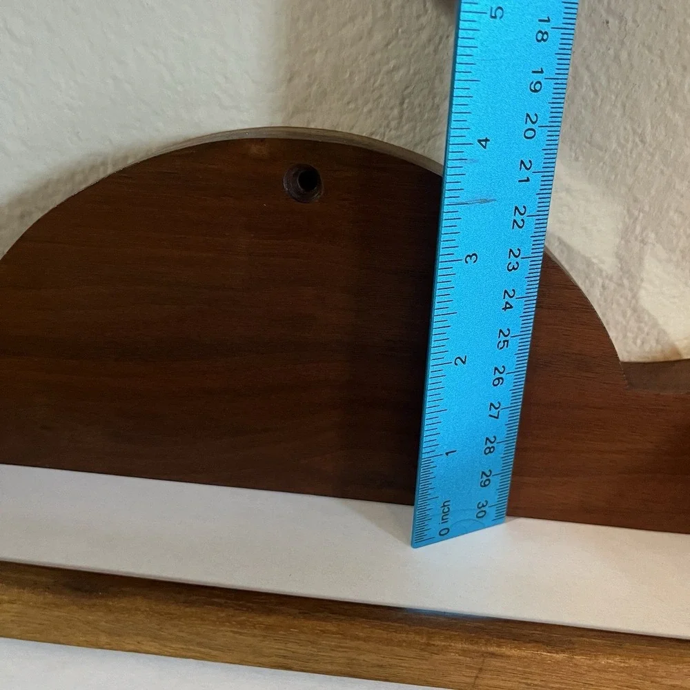 Vintage Wooden Hand/Tea Towel Rack Holder Kitchen Bathroom Decor MCM Country